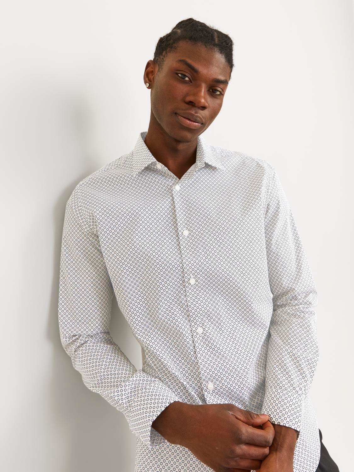 Jack & Jones Camisa Slim Fit -White - 12264777