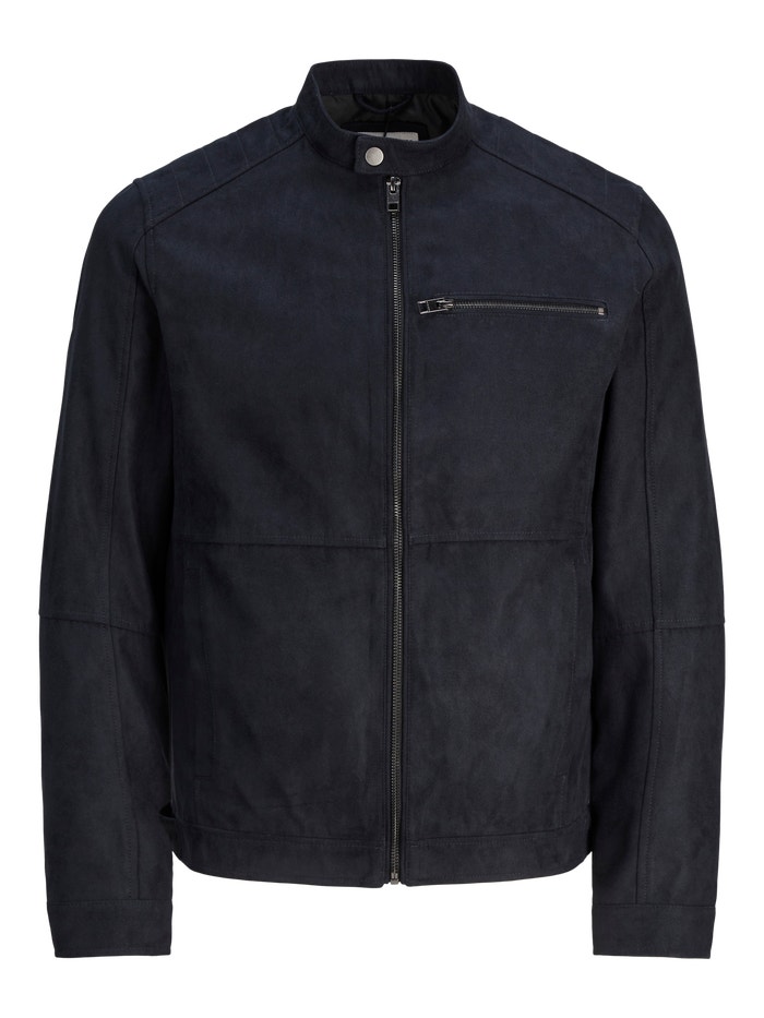 Synthetic leather jacket | Black | Jack & Jones® Synthetic leather jacket | Black | Jack & Jones®