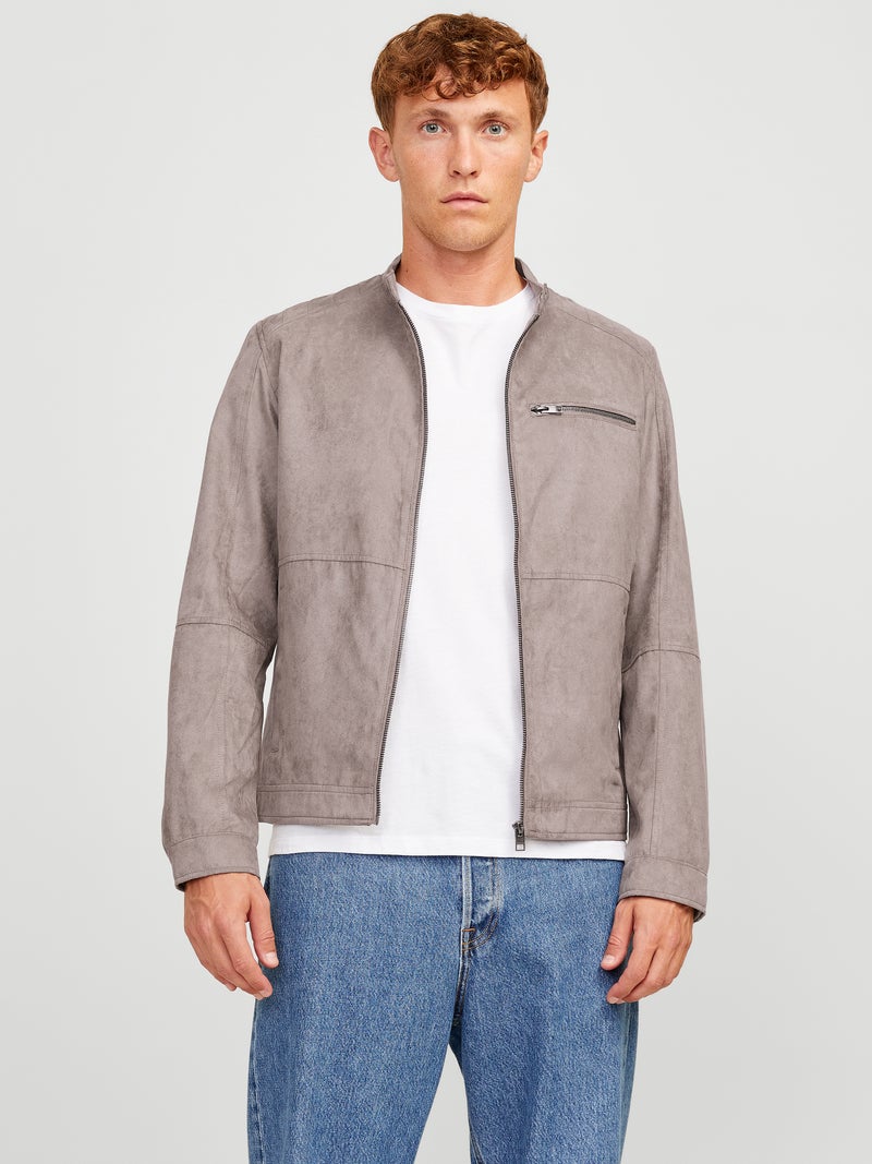 Synthetic Leather Jacket