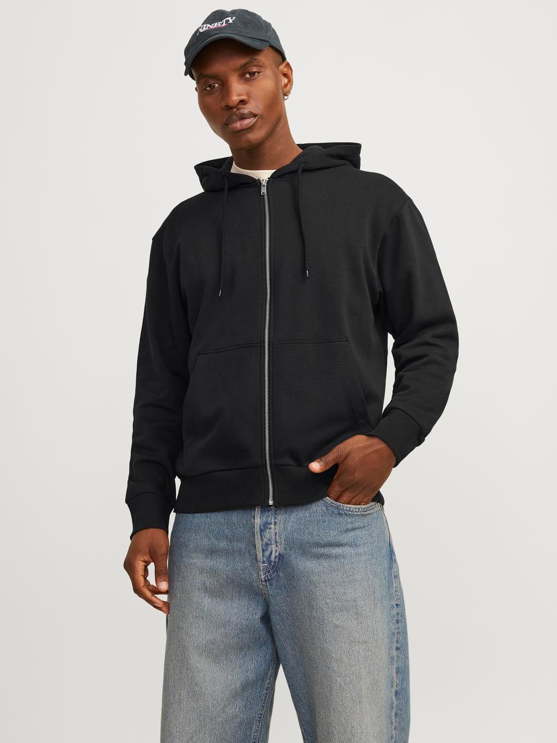 Jack jones cheap zip hoodie