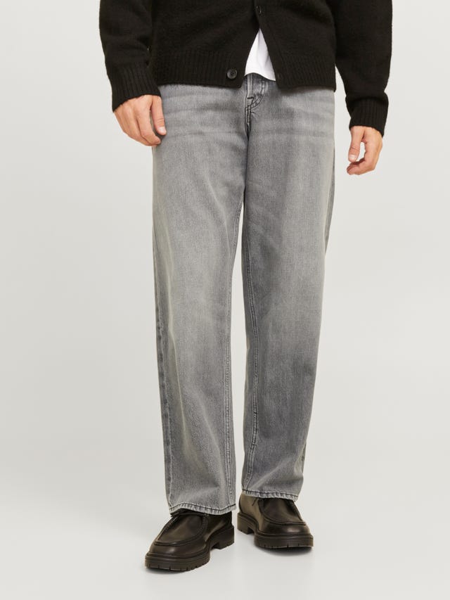 Jeans JACK & JONES Uomo - Pantaloni Five Pocket Comodi Vita Alta Bottoni