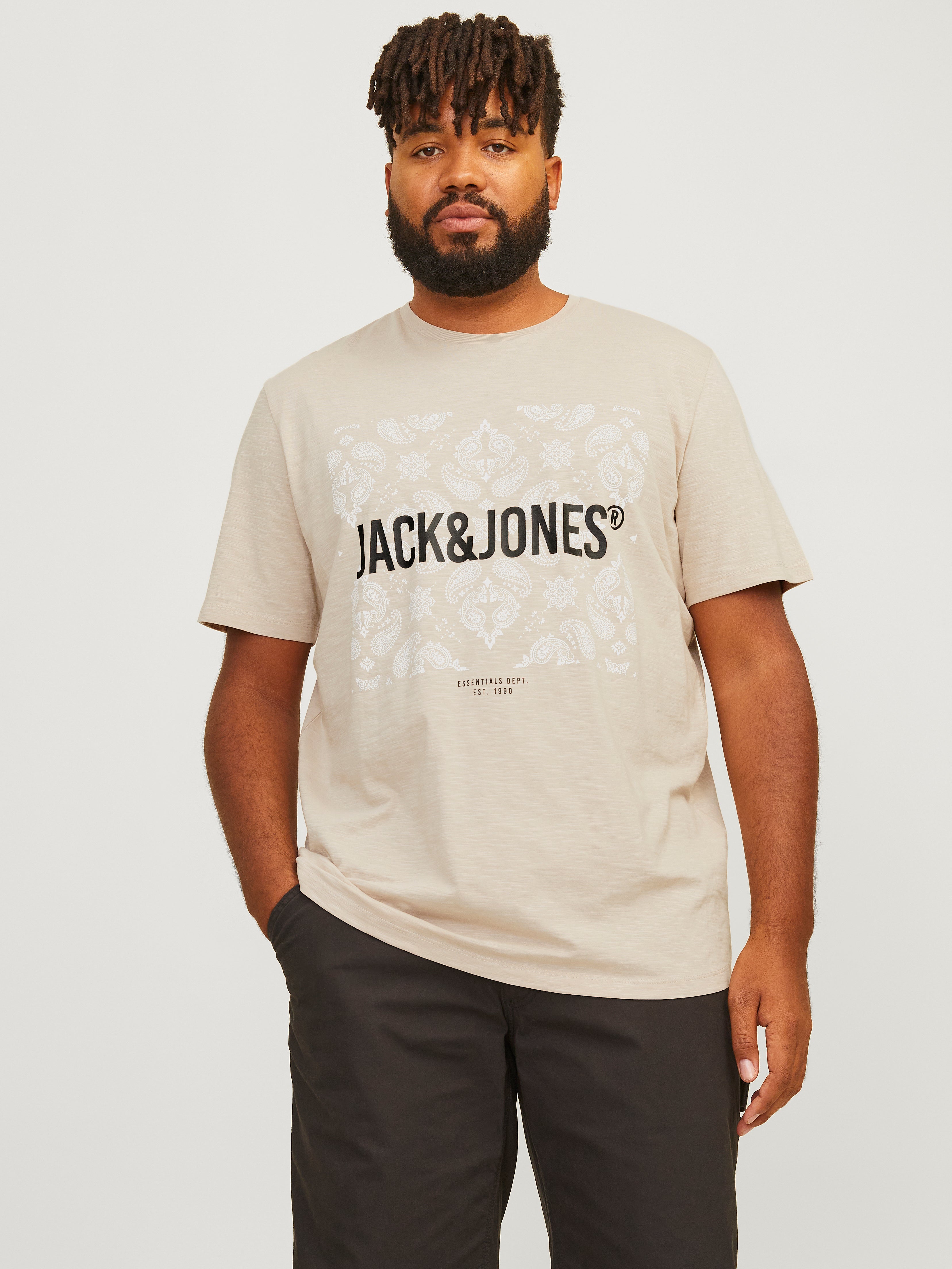 Jack & Jones Plus Size Logo T-shirt - 12265160