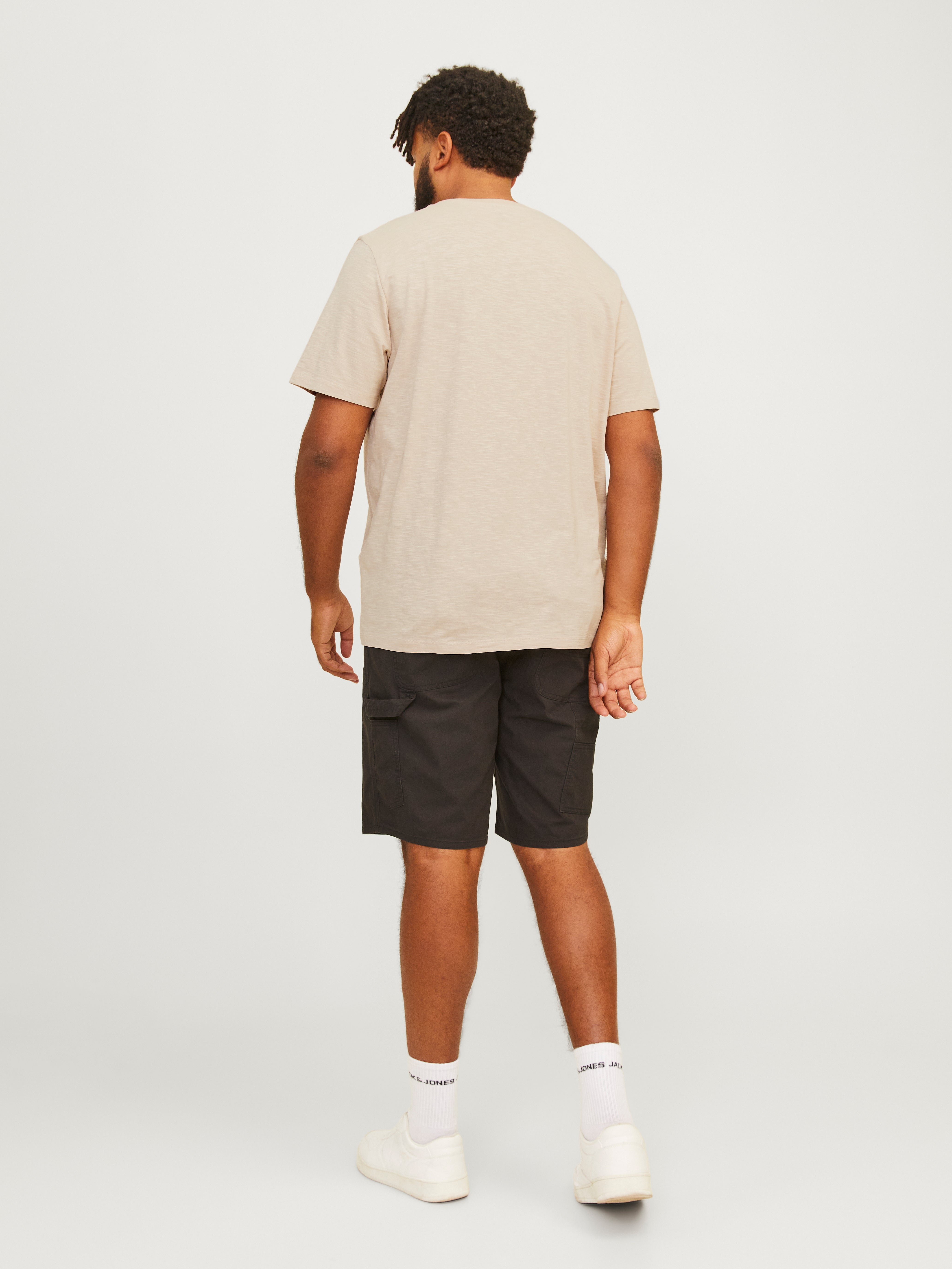 Jack & Jones Plus Size Logo T-shirt -Moonbeam - 12265160