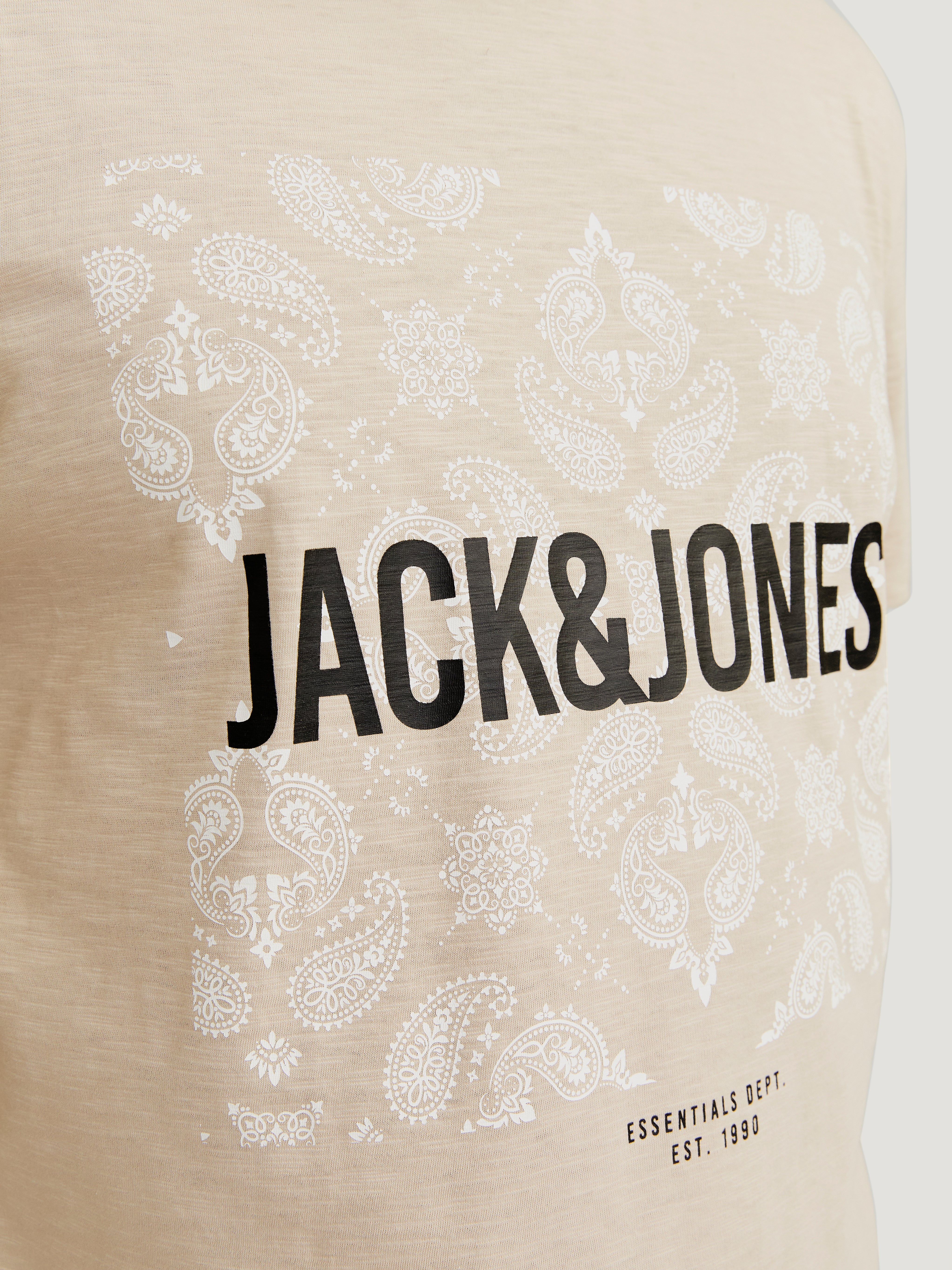 Jack & Jones Plus Size Logo T-shirt -Moonbeam - 12265160