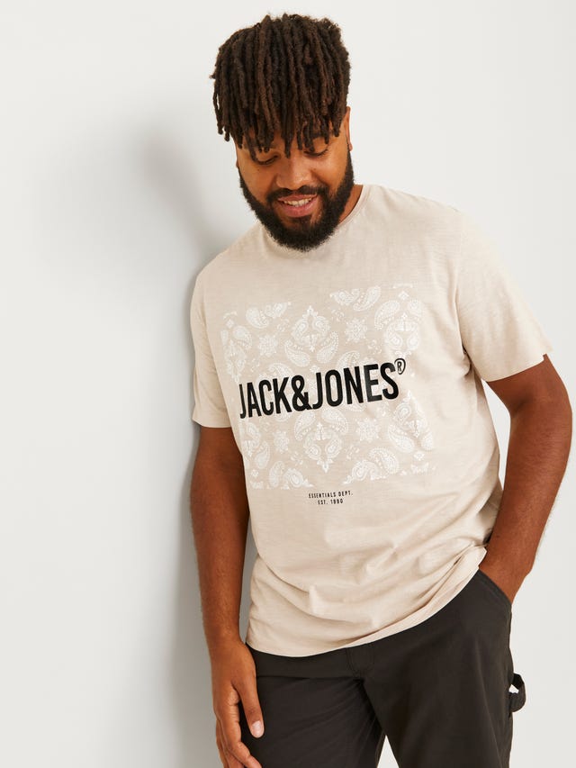 Jack & Jones Plus Size Logo T-paita - 12265160