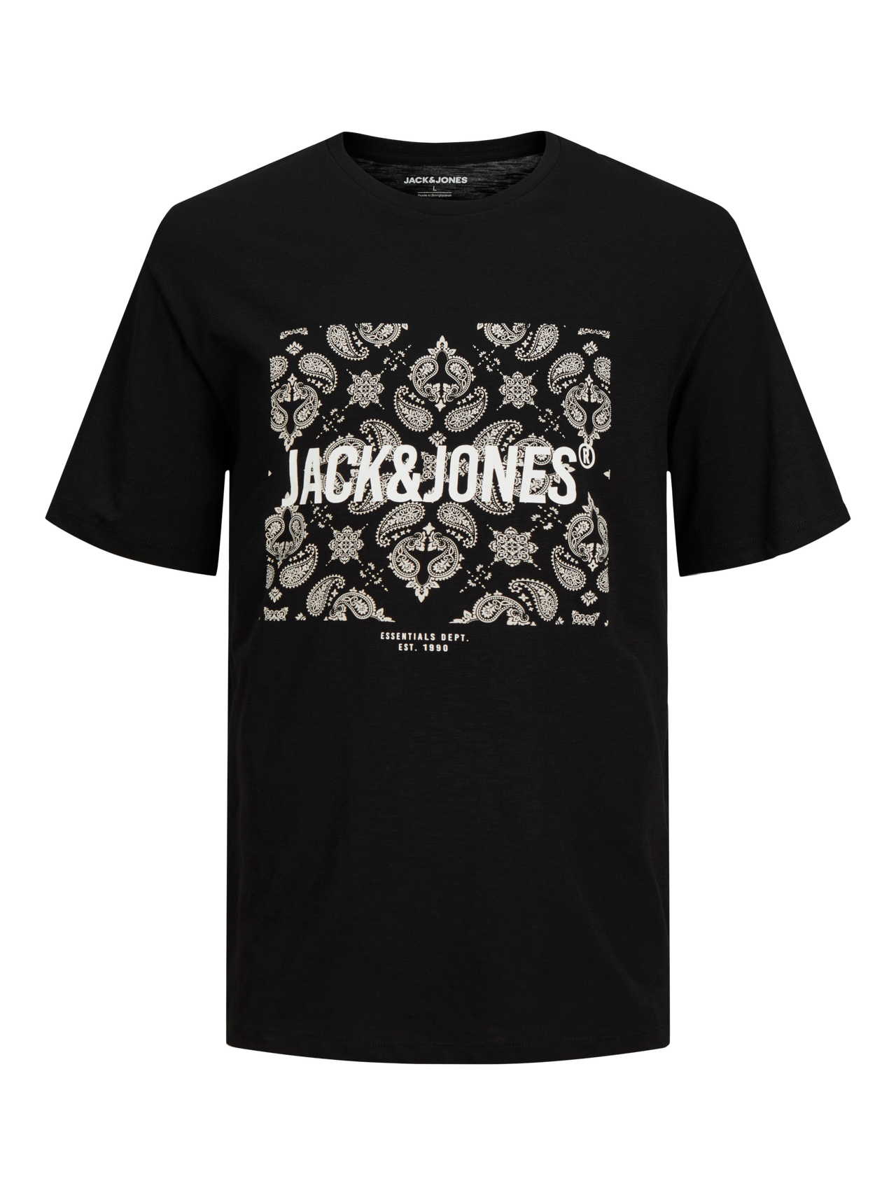 Jack & Jones Plus Size Logo T-shirt -Black - 12265160