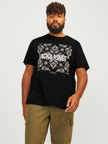 Jack & Jones Plus Size Logo T-shirt -Black - 12265160