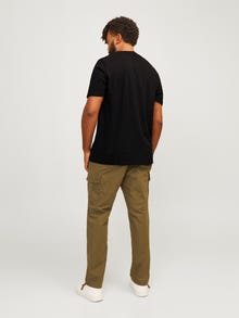 Jack & Jones Plus Size Logo T-shirt -Black - 12265160