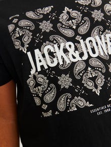 Jack & Jones Plus Size Logo T-shirt -Black - 12265160