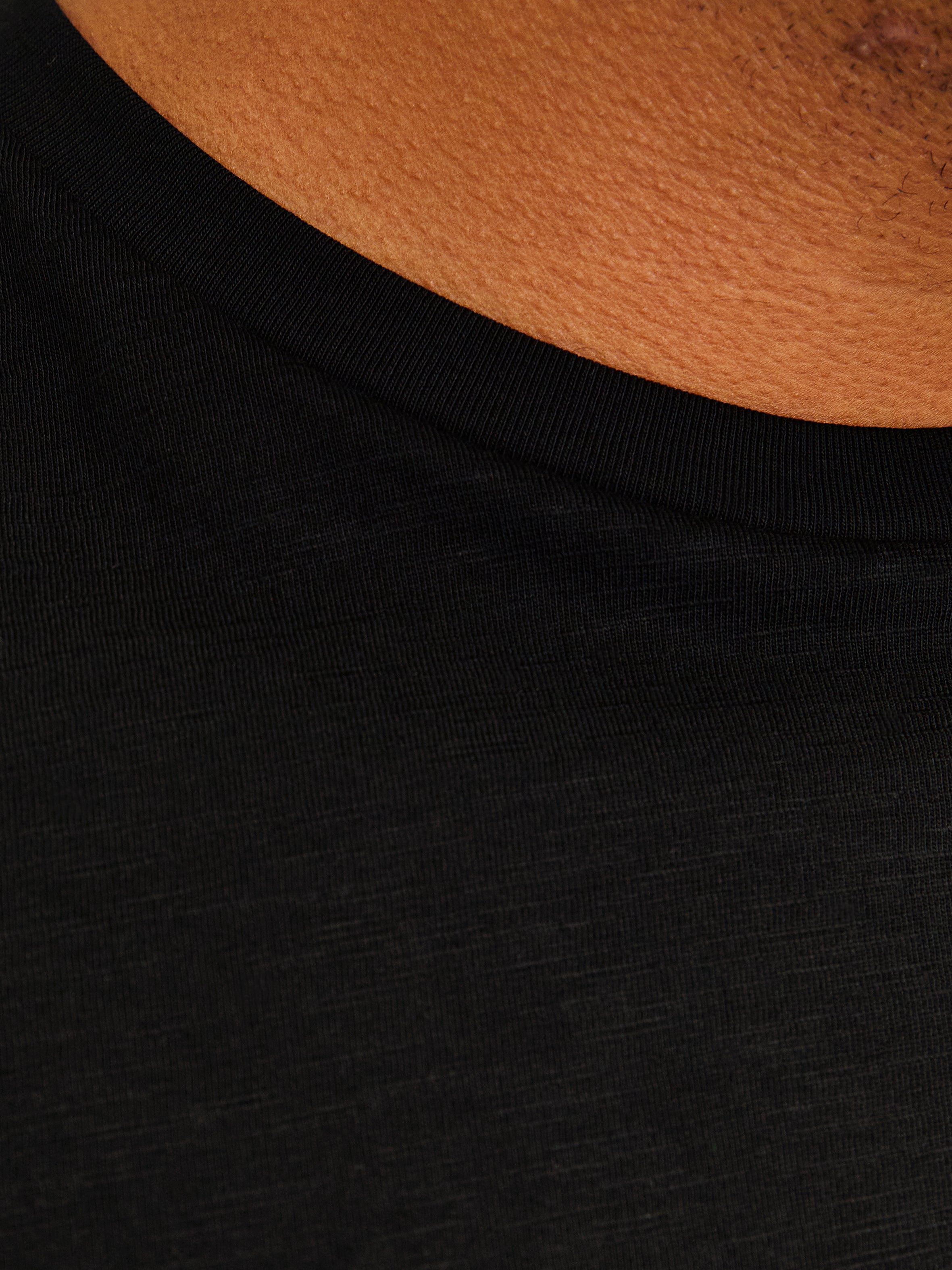 Jack & Jones Plus Size Logo T-shirt -Black - 12265160