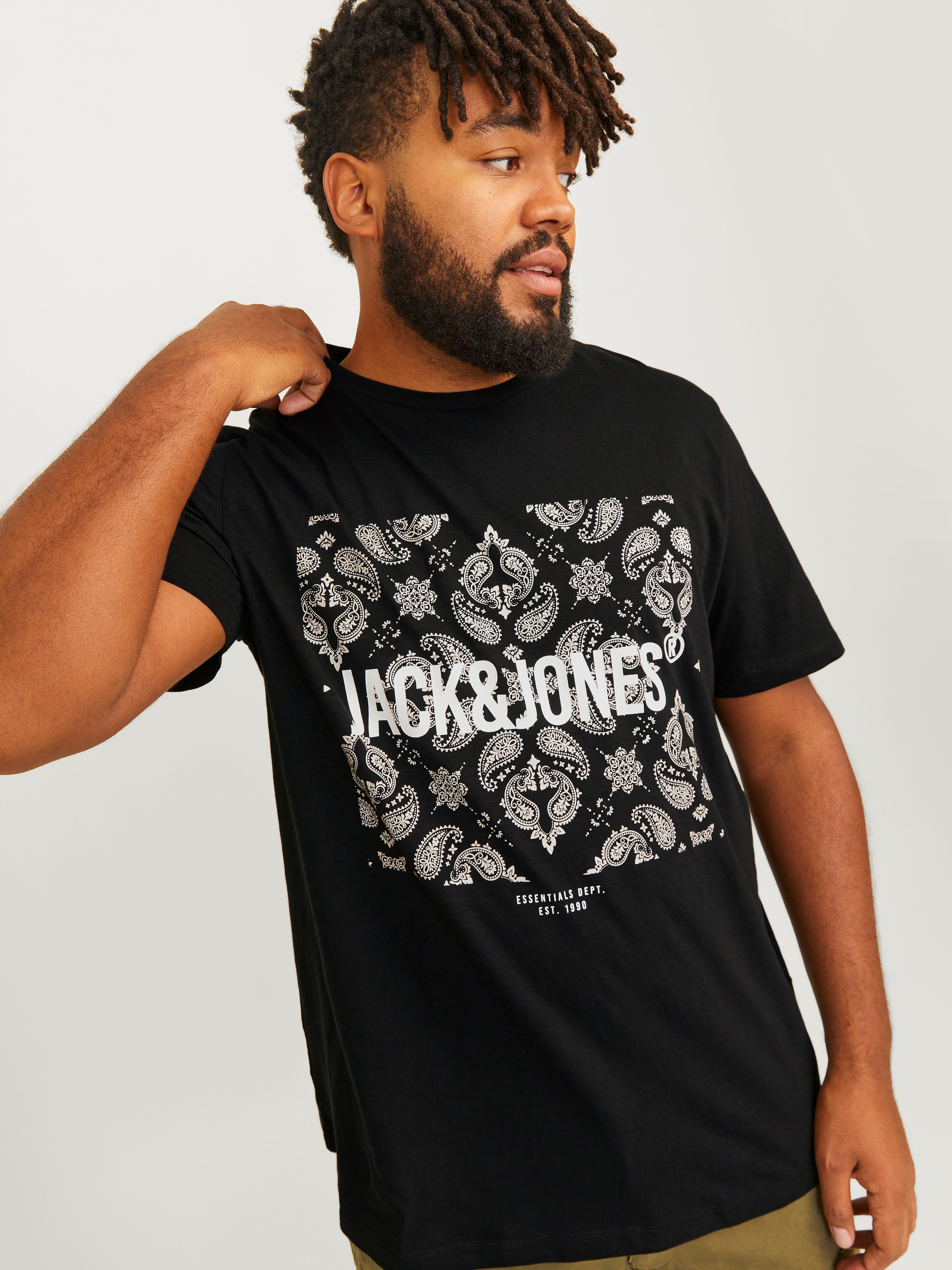 Jack & Jones Plus Size Logo T-shirt - 12265160