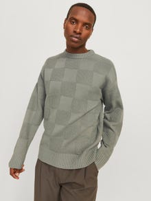 Jack & Jones Languotas Megztinis -Agave Green - 12265257