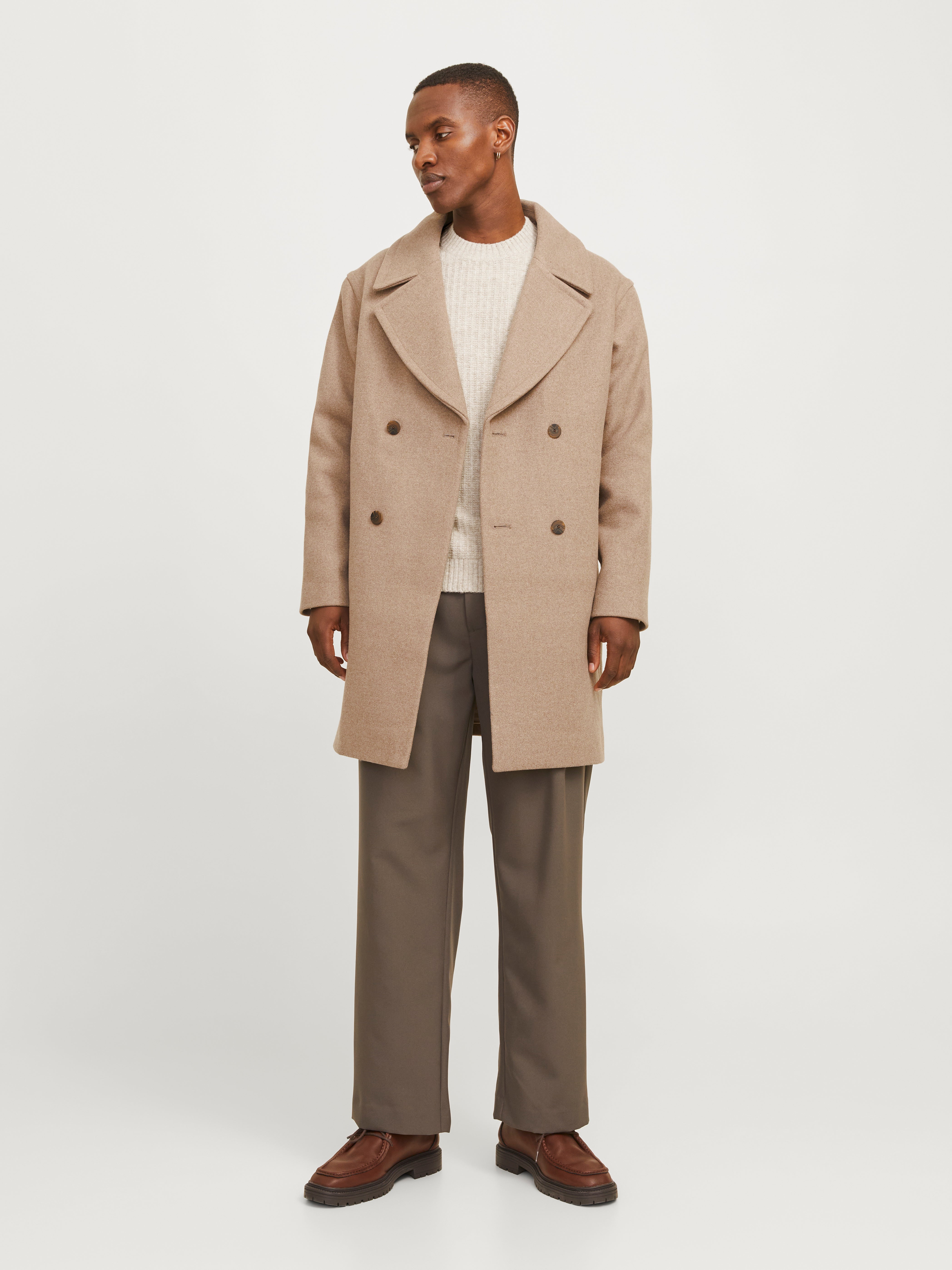 Thumbnail - Einfarbig Strickpullover