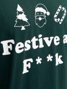 Jack & Jones X-mas T-shirt -Scarab - 12265340