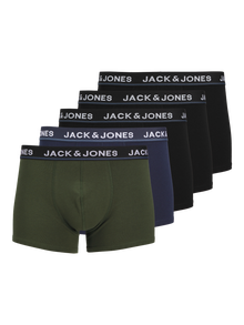 Jack & Jones Paquete de 5 Boxers -Black - 12265503