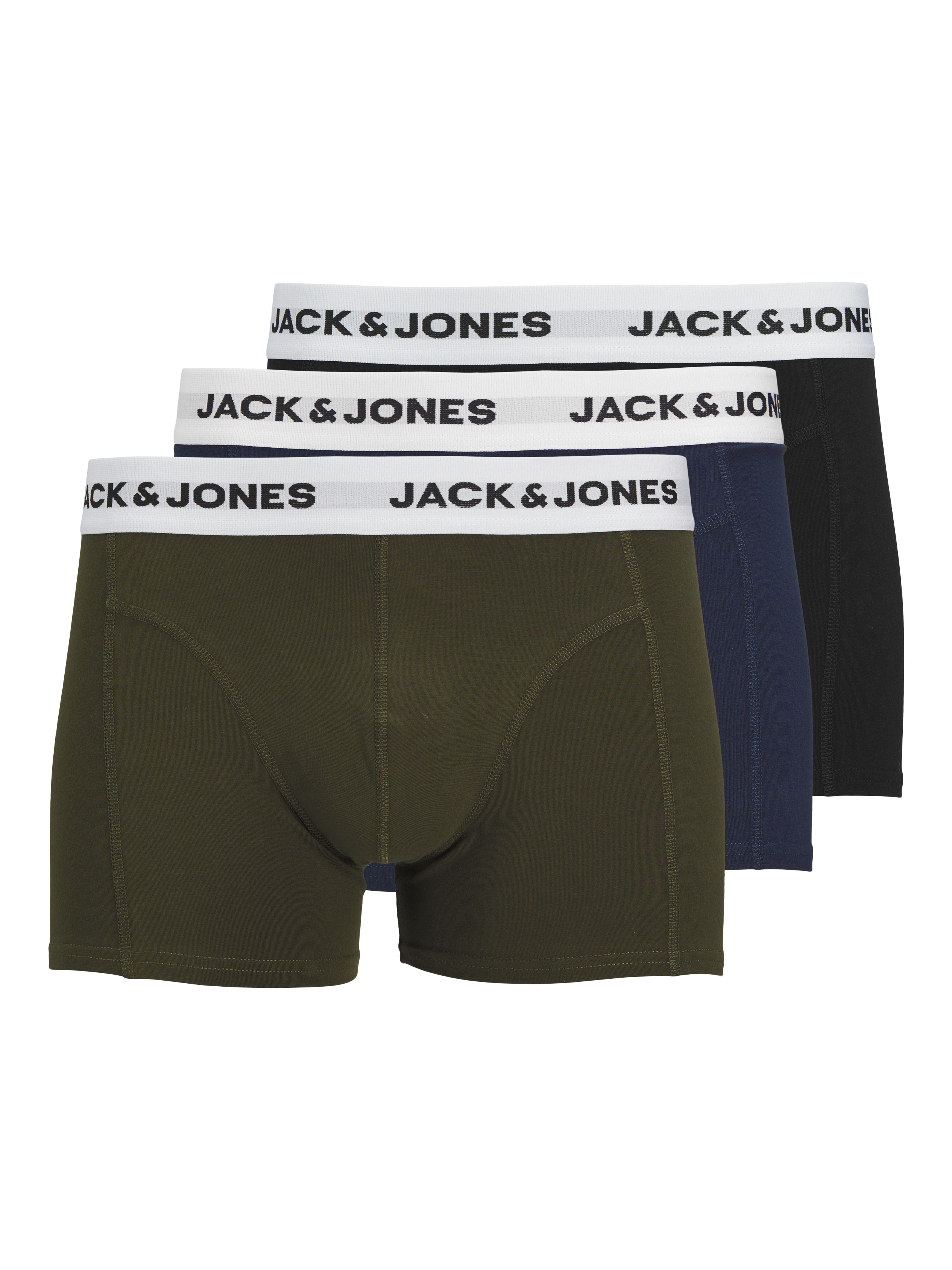 3-pack Trunks | Black | Jack & Jones®