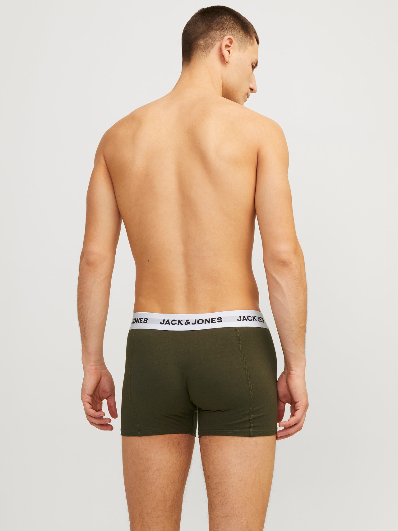 Jack & Jones 3 pack trunks in pastel colours Jack & Jones 3 pack trunks in pastel colours