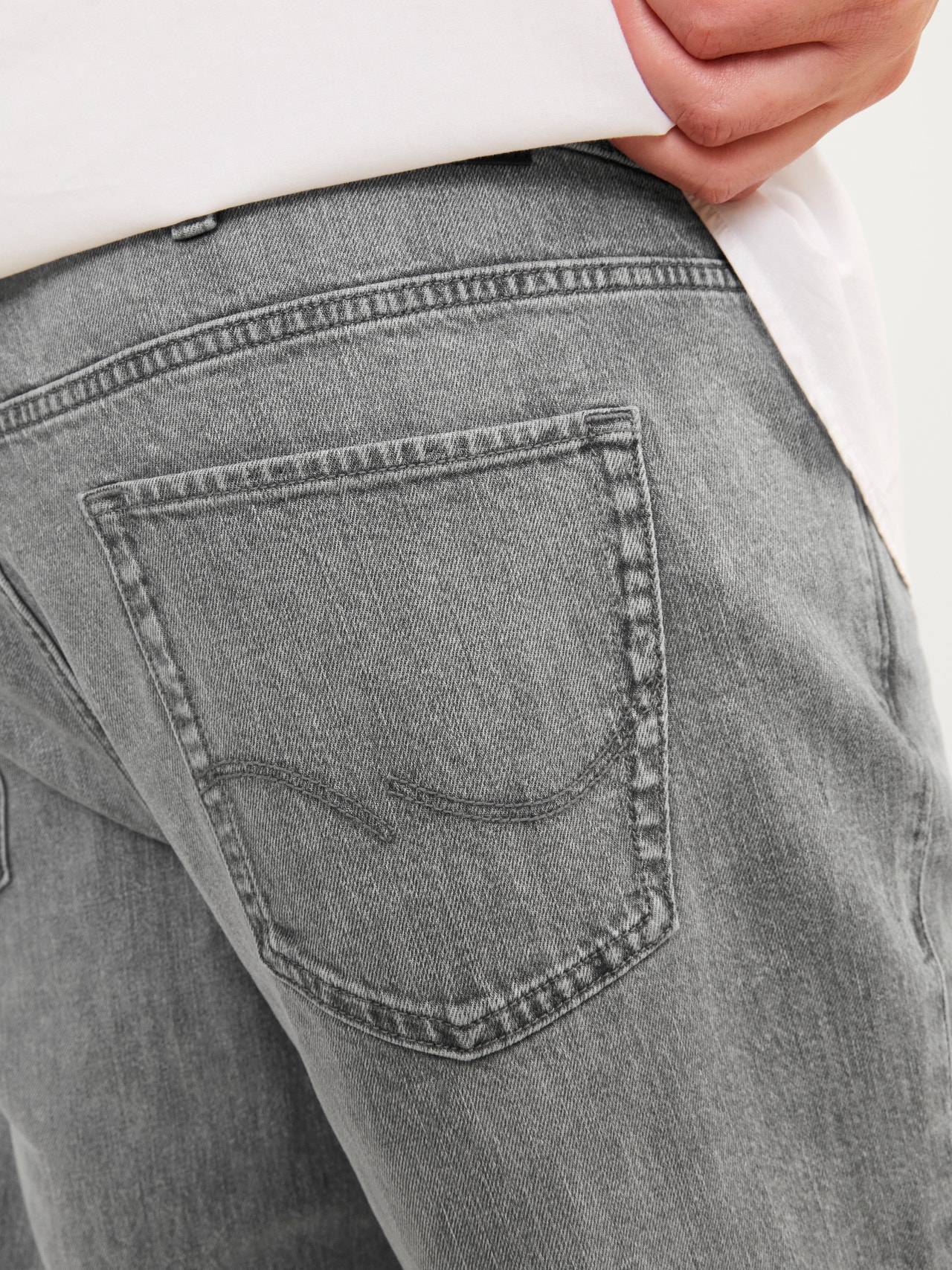 Jack & Jones Plus Size JJIMIKE JJORIGINAL SBD 514 PLS Tapered fit jeans -Grey Denim - 12265718
