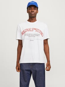 Jack & Jones Bedrukt T-shirts -Bright White - 12265730