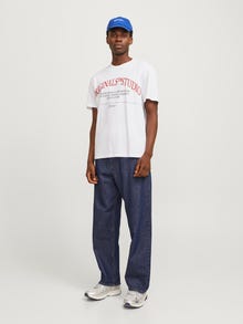 Jack & Jones Bedrukt T-shirts -Bright White - 12265730