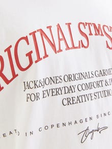 Jack & Jones Bedrukt T-shirts -Bright White - 12265730