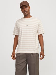 Jack & Jones Camiseta Rayas -Moonbeam - 12265748
