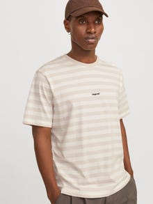 Jack & Jones Gestreept T-shirts -Moonbeam - 12265748