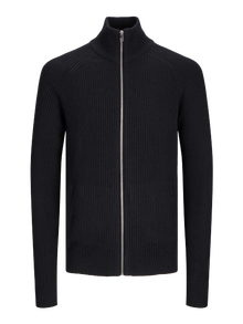 Jack & Jones Plus Size Strikket Cardigan -Black - 12265764