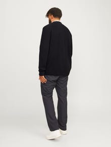 Jack & Jones Plus Size Strikket Cardigan -Black - 12265764