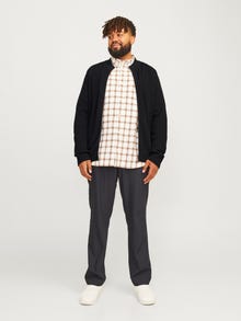 Jack & Jones Plus Size Strikket Cardigan -Black - 12265764