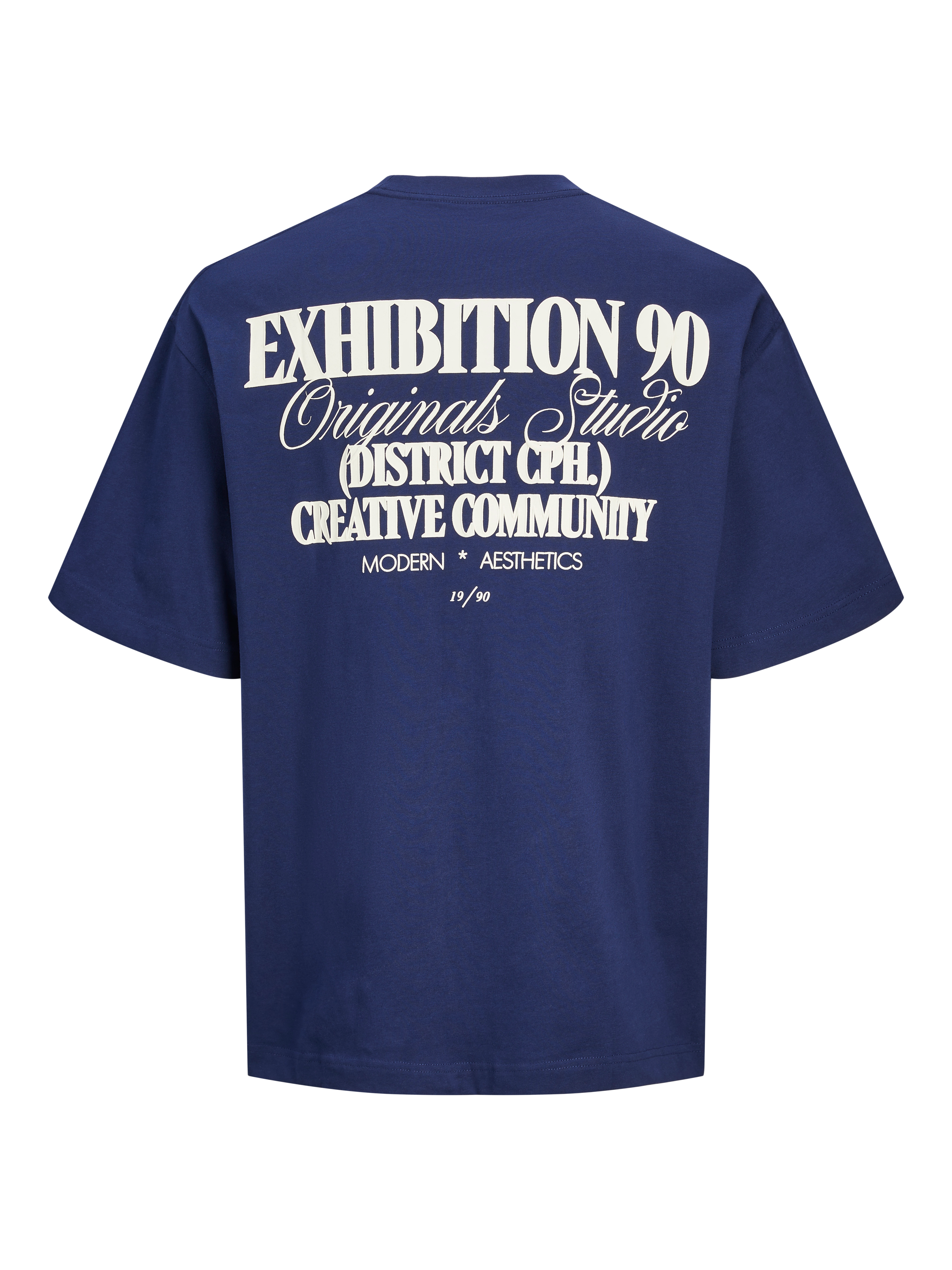 Printed Crew neck T-shirt | Dark Blue | Jack & Jones® Printed Crew neck T-shirt | Dark Blue | Jack & Jones®