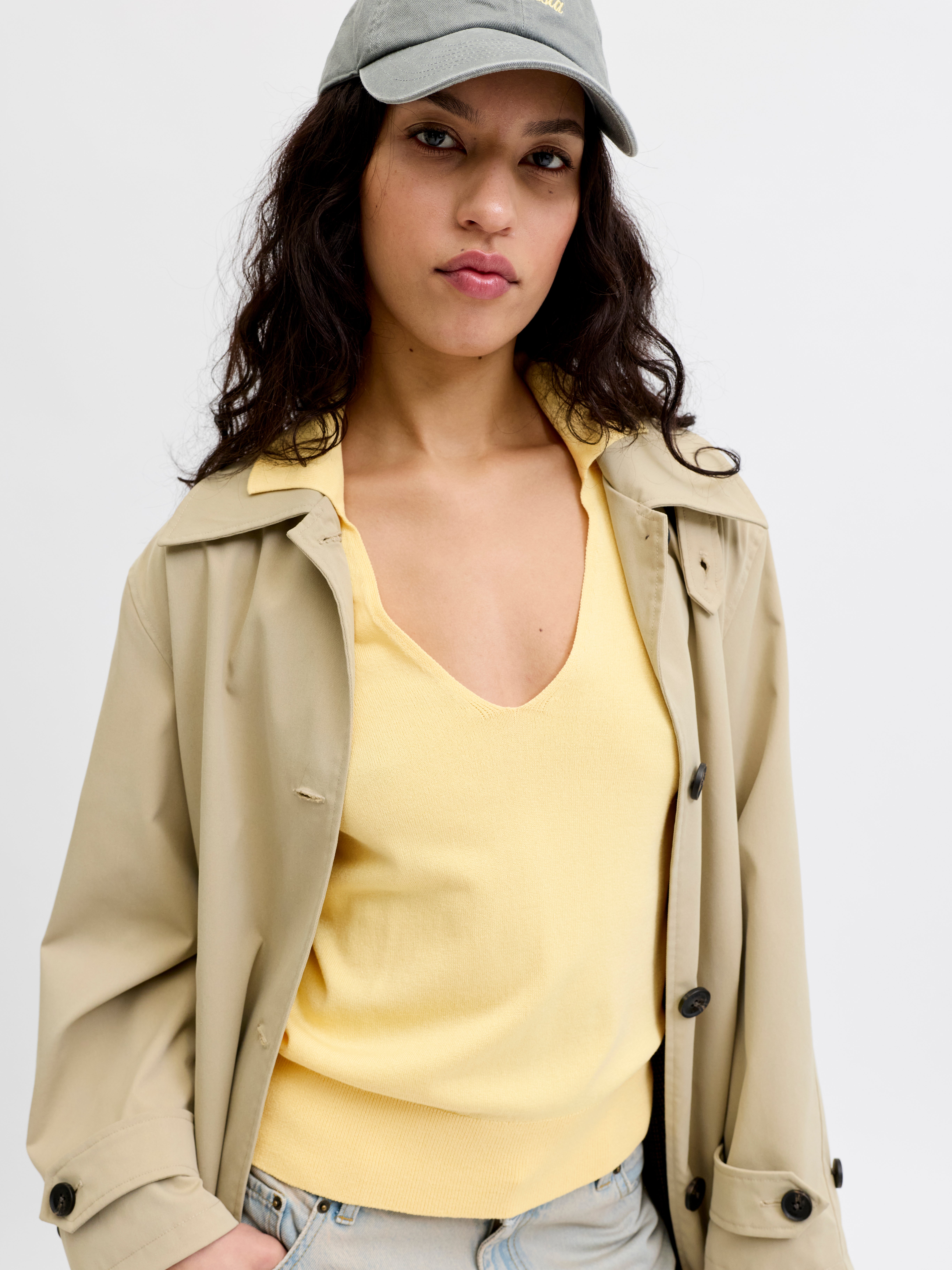 JJXX spacedye knit sweater in light pink multi JJXX spacedye knit sweater in light pink multi