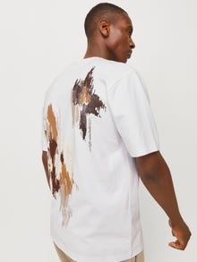 Jack & Jones Camiseta Estampado -Bright White - 12266017