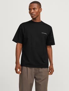 Jack & Jones Bedrukt T-shirts -Black - 12266017