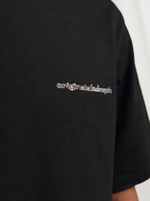 Jack & Jones Bedrukt T-shirts -Black - 12266017
