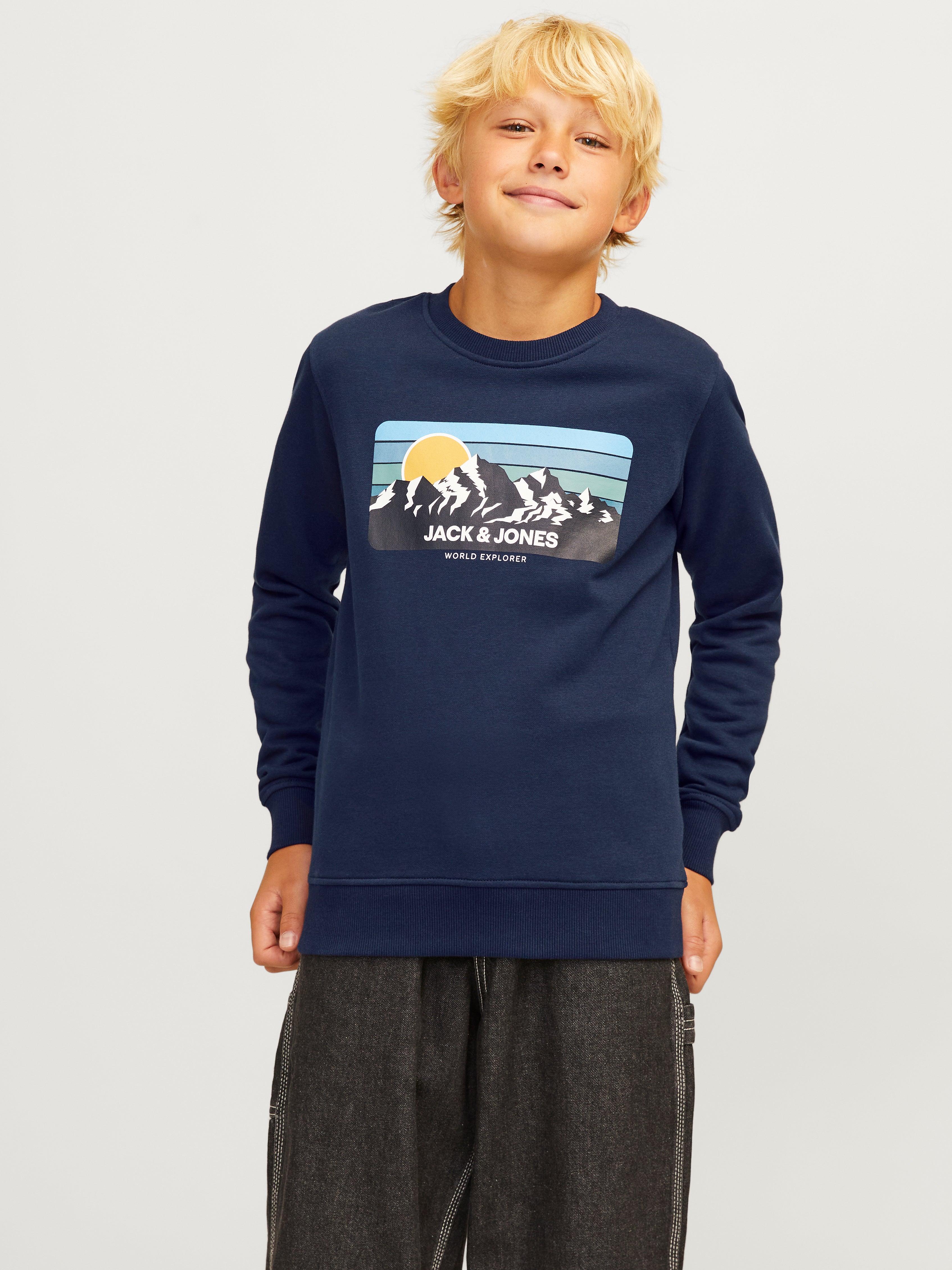 Gedruckt Sweatshirt