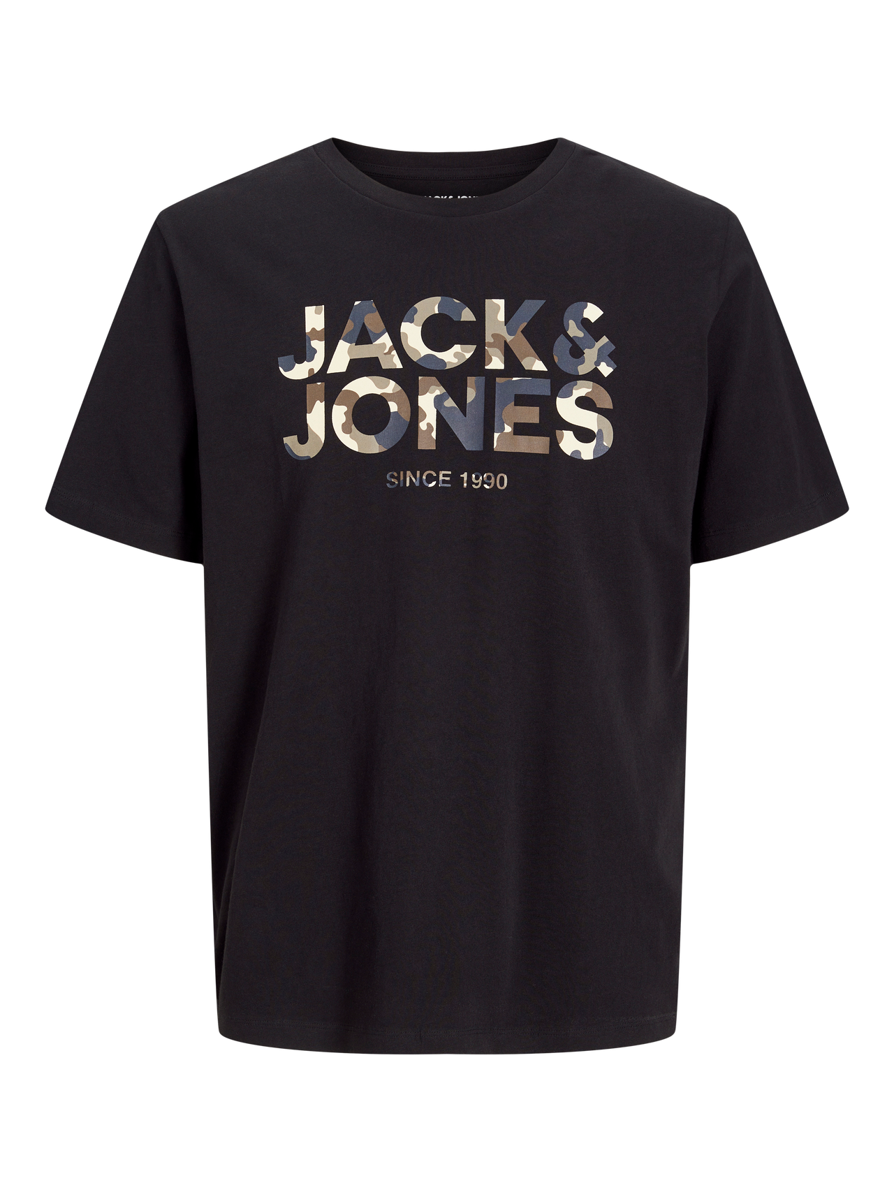 Jack & Jones Camiseta Logotipo Cuello redondo -Black - 12266155