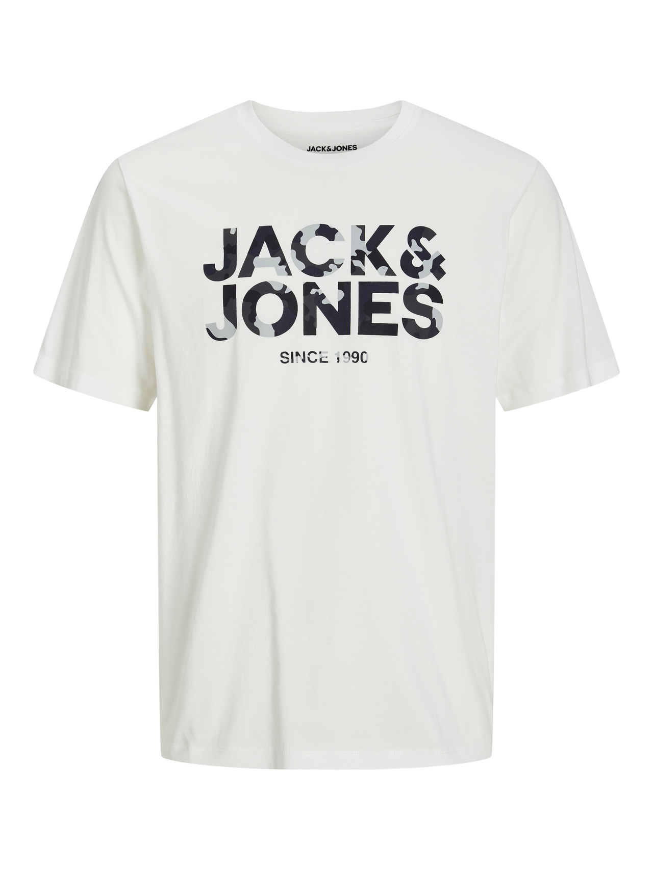 Jack & Jones Camiseta Logotipo Cuello redondo -Cloud Dancer - 12266155