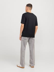 Jack & Jones Logo O-hals T-shirts -Black - 12266159