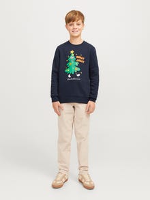 Jack & Jones X-mas Sweatshirt Junior -Sky Captain - 12266208