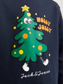 Jack & Jones X-mas Sweatshirt Junior -Sky Captain - 12266208