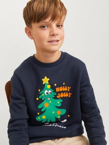 Jack & Jones X-mas Sweatshirt Junior -Sky Captain - 12266208