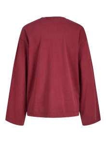 JJXX JXANDREA t-shirt à manches longues -Cabernet - 12266210
