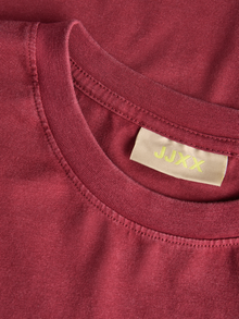JJXX JXANDREA Langarm-T-Shirt -Cabernet - 12266210