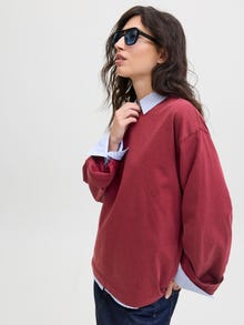 JJXX JXANDREA Langarm-T-Shirt -Cabernet - 12266210