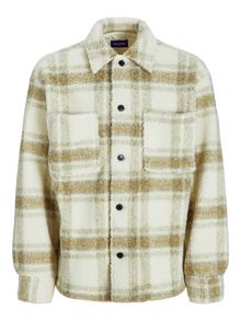 Jack & Jones Relaxed Fit Overshirt -Antique White - 12266269