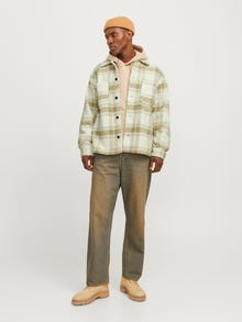 Jack & Jones Relaxed Fit Overshirt -Antique White - 12266269