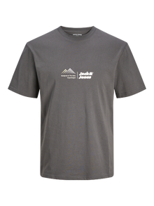 Jack & Jones T-shirt -Pavement - 12266473