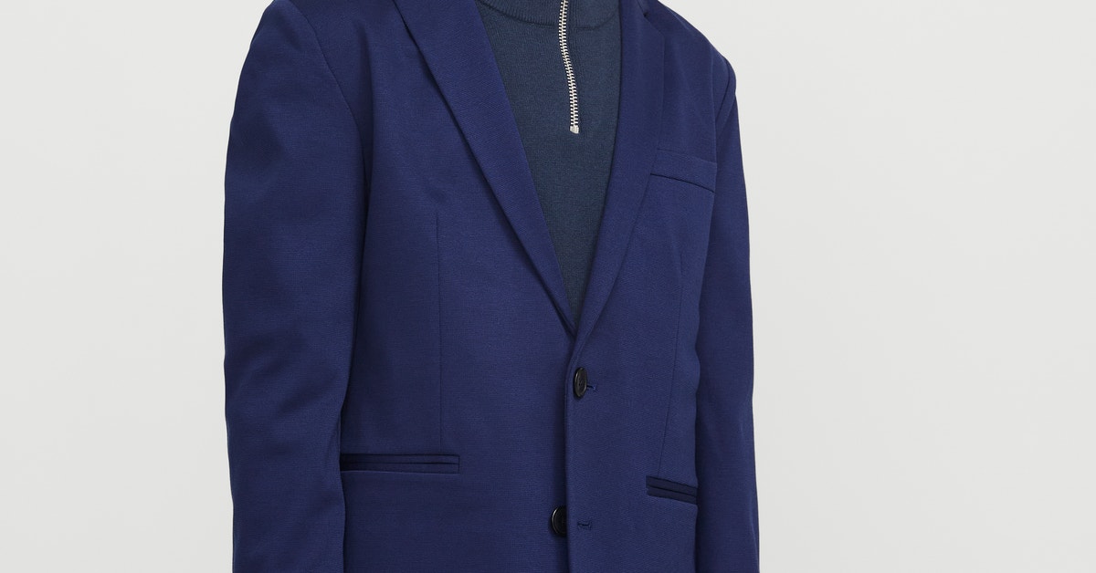 JACK & JONES Jjejaxon Jersey Blazer Noos Jnr Boys Blazer (1-Pack