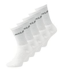 Jack & Jones 5-pack Socks -White - 12266536